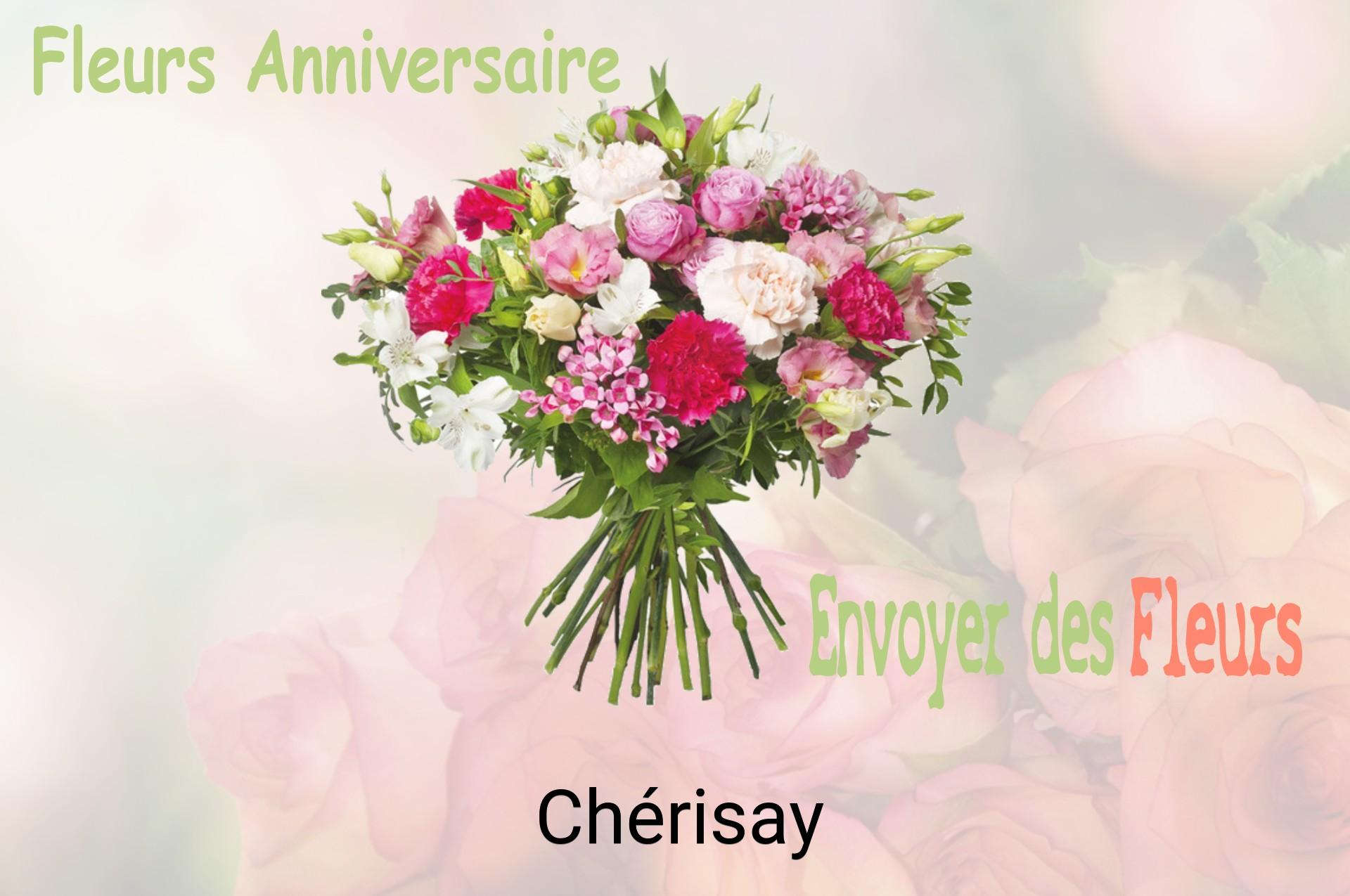 Bouquet de fleurs d’anniversaire livré à Chérisay