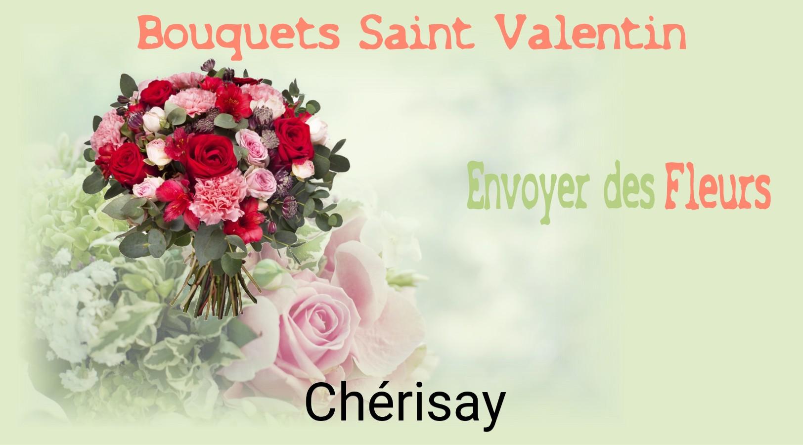 Roses de Saint-Valentin livrées à Chérisay